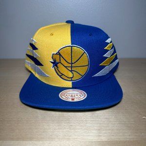 Golden State Warriors Baseball Hat Cap Mitchell & Ness Diamond Snapback New